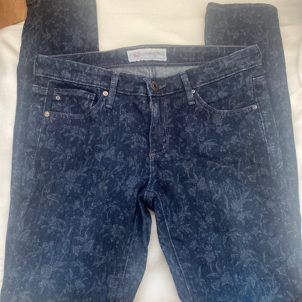 AG Liberty floral jeans 26